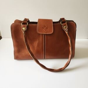 Patrica Nash Cognac Leather Bag